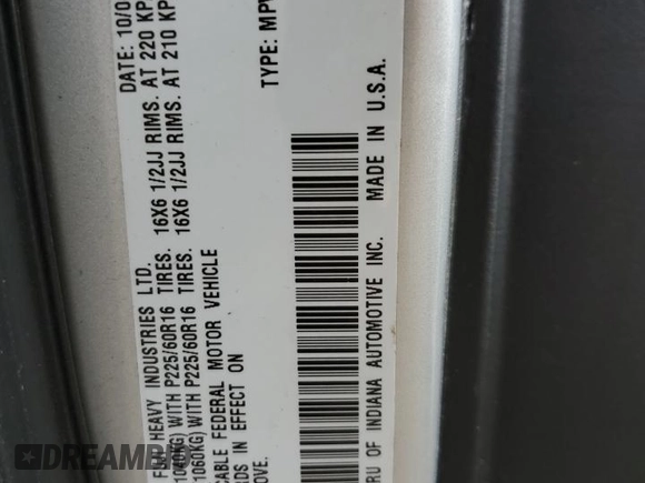 2005 Subaru Legacy Outback z VIN 4S4BP61C257343953, wystawiony jako Copart lot #51345475 z przebiegiem 210 084 mil mil oraz Szkoda całkowita • Salvage title. Historia ofert i sprzedaży dostępna na DreamBid. Obrazek 12.