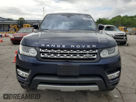 2016 Land Rover Range Rover Sport V6 HSE with VIN SALWR2VF1GA646931, listed as a Copart auction lot 54485355 with 95,739 mi miles and Clean Title. Bid and sale history available at carsss.com. Image 5.