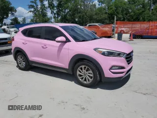 2017 Hyundai Tucson Value with VIN KM8J33A25HU332514, listed as a Copart auction lot 56958845 with 99,818 mi miles and Salvage title. Bid and sale history available at DreamBid. Image 4.