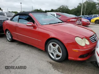 2005 Mercedes-Benz CLK 500 with VIN WDBTK75G95T045576, listed as a Copart auction lot 74738314 with 94,289 mi miles and Salvage Title. Bid and sale history available at carsss.com. Image 4.