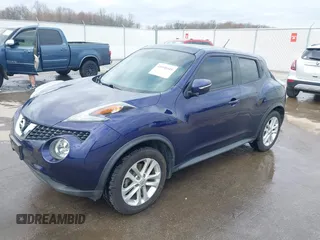 2016 Nissan Juke S with VIN JN8AF5MV6GT652981, listed as a IAAI auction lot 41938105 with 56,257 mi miles and . Bid and sale history available at DreamBid. Image 2.