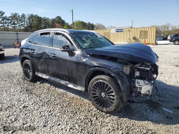 2024 Mercedes-Benz GLC with VIN W1NKM4GBXRU039396, listed as a Copart auction lot 50621215 with 0 mi miles and Clean Title. Bid and sale history available at carsss.com. Image 4.