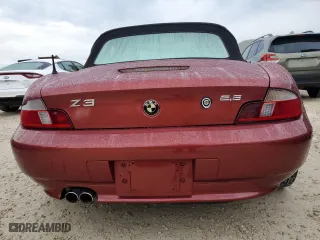 2000 BMW Z3 2.8L with VIN 4USCH3349YLF43313, listed as a Copart auction lot 74589814 with 196,999 mi miles and Salvage Title. Bid and sale history available at carsss.com. Image 6.