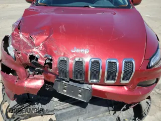2016 Jeep Cherokee Limited with VIN 1C4PJLDBXGW281885, listed as a Copart auction lot 57126395 with 90,100 mi miles and Salvage title. Bid and sale history available at DreamBid. Image 12.