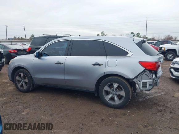 2016 Acura MDX with VIN 5FRYD3H26GB008189, listed as a IAAI auction lot 41395036 with 171,270 mi miles. Bid and sale history available at carsss.com. Image 15.