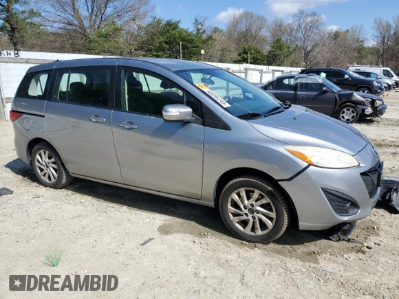 2014 Mazda 5 Sport with VIN JM1CW2BL3E0168267, listed as a Copart auction lot 50696245 with 196,541 mi miles and Salvage Title. Bid and sale history available at DreamBid. Image 4.