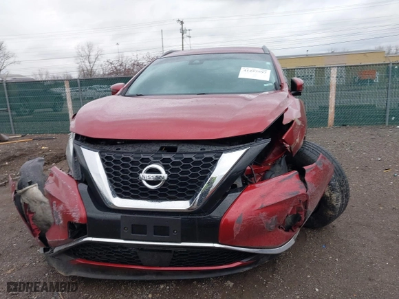 2020 Nissan Murano SV with VIN 5N1AZ2BS4LN131570, listed as a IAAI auction lot 41227597 with 103,991 mi miles. Bid and sale history available at carsss.com. Image 12.