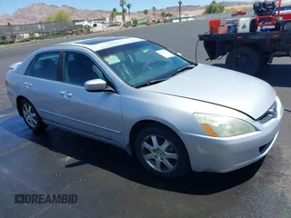 2005 Honda Accord EX-L z VIN 1HGCM66825A041945, wystawiony jako IAAI lot #42189533 z przebiegiem 132 328 mil mil oraz . Historia ofert i sprzedaży dostępna na DreamBid. Obrazek 1.