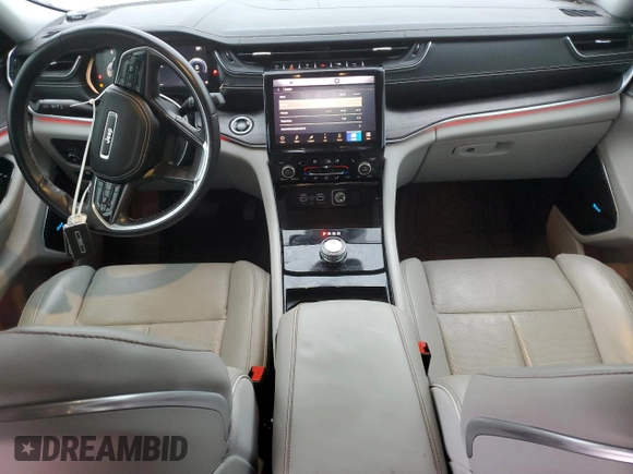 2021 Jeep Grand Cherokee Overland with VIN 1C4RJJDGXM8153204, listed as a Copart auction lot 85214754 with 41,478 mi miles and Salvage title. Bid and sale history available at DreamBid. Image 8.