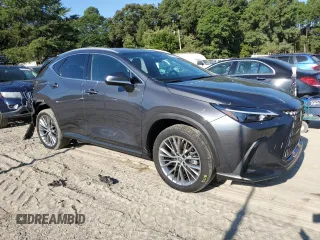 2022 Lexus NX with VIN 2T2GKCEZ1NC008182, listed as a Copart auction lot 70724724 with 22,046 mi miles and Salvage Title. Bid and sale history available at carsss.com. Image 4.