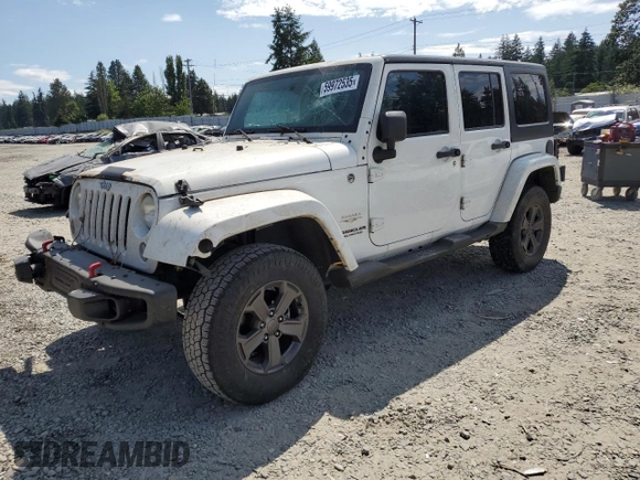 2014 Jeep Wrangler Unlimited Sahara z VIN 1C4BJWEG8EL188271, wystawiony jako Copart lot #59972535 z przebiegiem 130 314 mil mil oraz Szkoda całkowita • Salvage title. Historia ofert i sprzedaży dostępna na DreamBid. Obrazek 1.