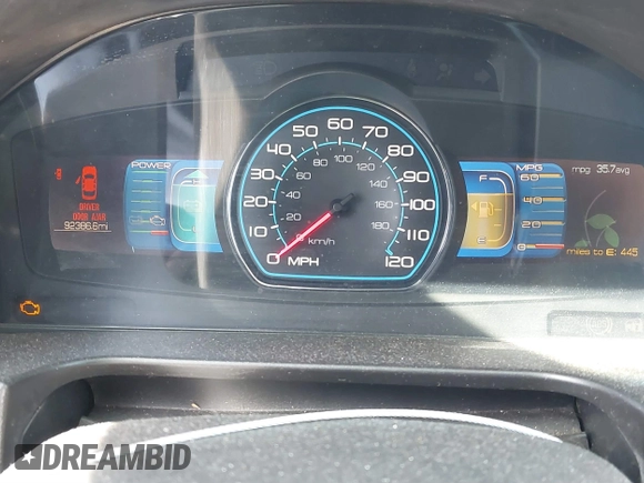 2010 Ford Fusion Hybrid z VIN 3FADP0L3XAR138980, wystawiony jako IAAI lot #41545161 z przebiegiem 92 386 mil mil oraz . Historia ofert i sprzedaży dostępna na DreamBid. Obrazek 7.