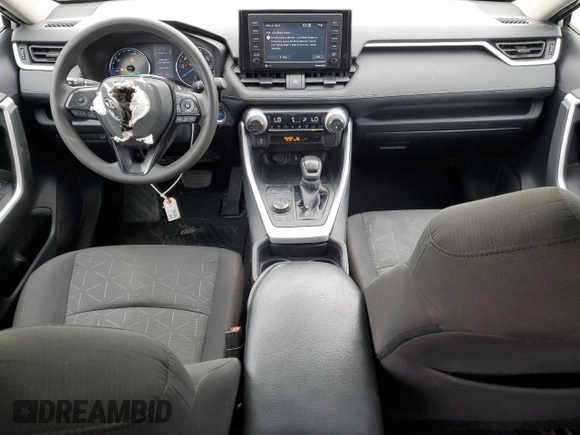 2021 Toyota RAV4 Hybrid XLE with VIN 2T3RWRFV8MW116853, listed as a Copart auction lot 65974935 with 89,319 mi miles and Salvage title. Bid and sale history available at DreamBid. Image 8.