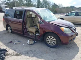 2008 Honda Odyssey EX-L with VIN 5FNRL38728B093795, listed as a IAAI auction lot 41798829 with 1 mi miles. Bid and sale history available at carsss.com. Image 1.