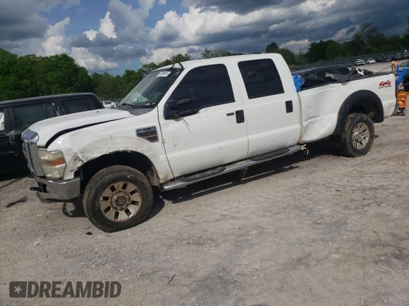 2008 Ford F-350 XL with VIN 1FTWW31R38EA41177, listed as a Copart auction lot 54195915 with 288,601 mi miles and Salvage Title. Bid and sale history available at DreamBid. Image 1.