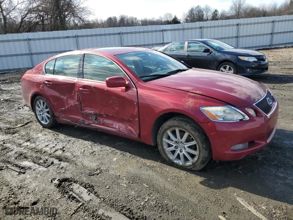 2006 Lexus GS 300 with VIN JTHCH96S060016337, listed as a Copart auction lot 42965415 with 135,563 mi miles and Salvage Title. Bid and sale history available at carsss.com. Image 4.