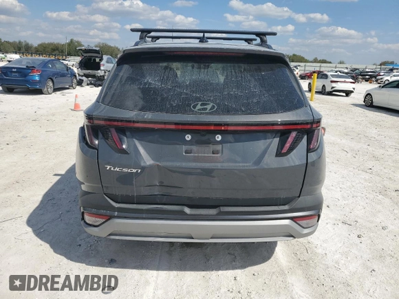2025 Hyundai Tucson SEL Convenience with VIN 5NMJC3DE9SH466659, listed as a Copart auction lot 53439775 with 5,702 mi miles and Salvage Title. Bid and sale history available at carsss.com. Image 6.