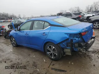 2021 Nissan Sentra SV with VIN 3N1AB8CV6MY272331, listed as a Copart auction lot 43249905 with 72,751 mi miles and Salvage Title. Bid and sale history available at carsss.com. Image 2.