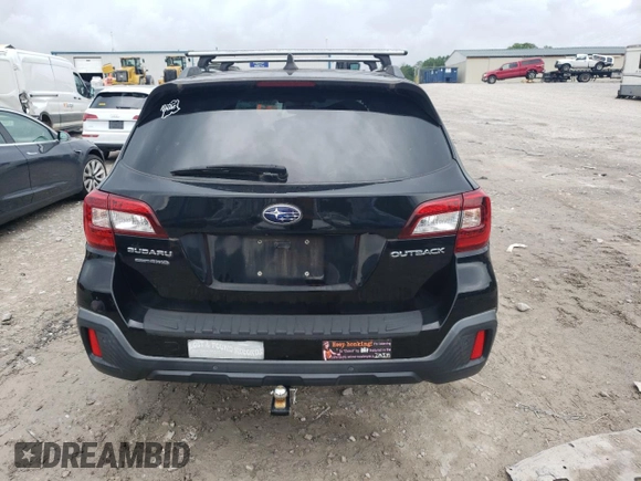 2018 Subaru Outback Touring with VIN 4S4BSATC6J3286785, listed as a Copart auction lot 58317675 with 107,020 mi miles and Salvage title. Bid and sale history available at DreamBid. Image 6.
