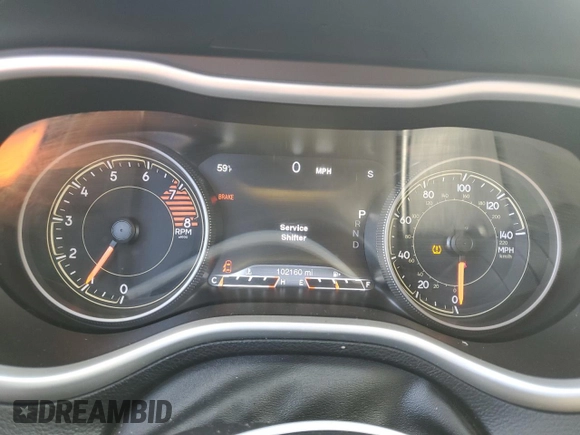 2017 Jeep Cherokee Trailhawk L Plus with VIN 1C4PJMBS1HD237067, listed as a Copart auction lot 77696854 with 102,160 mi miles and Salvage Title. Bid and sale history available at carsss.com. Image 9.