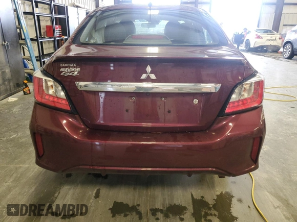 2022 Mitsubishi Mirage ES z VIN ML32FUFJ7NHF08897, wystawiony jako Copart lot #48678155 z przebiegiem 80 082 mil mil oraz Szkoda całkowita • Salvage title. Historia ofert i sprzedaży dostępna na DreamBid. Obrazek 6.