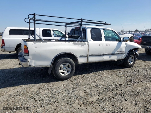 2002 Toyota Tundra SR5 with VIN 5TBRT34152S262009, listed as a Copart auction lot 45993305 with 342,242 mi miles and Salvage Title. Bid and sale history available at carsss.com. Image 3.