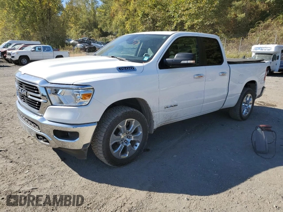 2020 Ram 1500 Big Horn with VIN 1C6RRFBG6LN346059, listed as a Copart auction lot 74730194 with 39,228 mi miles and Salvage Title. Bid and sale history available at carsss.com. Image 1.