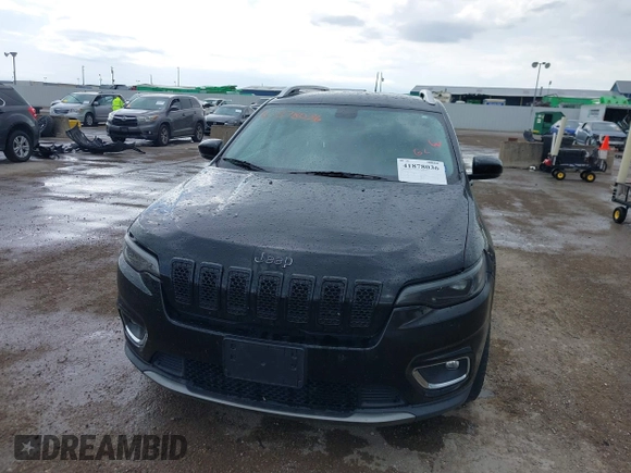 2020 Jeep Cherokee Limited with VIN 1C4PJLDB0LD614312, listed as a IAAI auction lot 41878036 with 92,282 mi miles and . Bid and sale history available at DreamBid. Image 12.