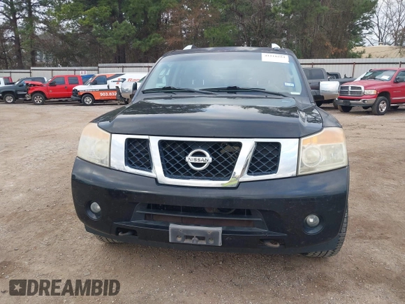 2011 Nissan Armada SV with VIN 5N1BA0ND8BN605841, listed as a IAAI auction lot 41510554 with 212,335 mi miles and . Bid and sale history available at DreamBid. Image 12.