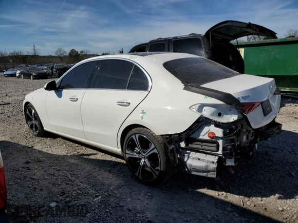 2023 Mercedes-Benz C 300 with VIN W1KAF4GB4PR094669, listed as a Copart auction lot 42232805 with 9,643 mi miles and Salvage Title. Bid and sale history available at carsss.com. Image 2.