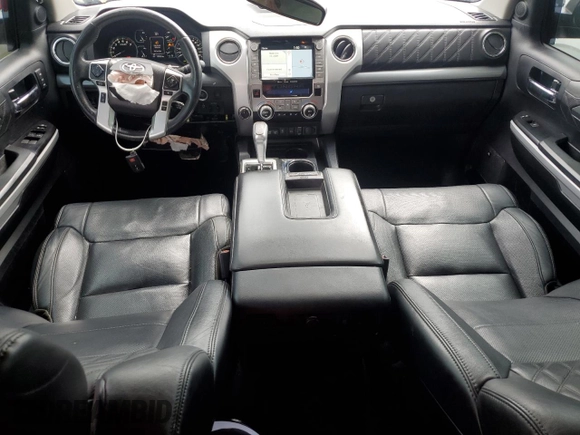 2021 Toyota Tundra Platinum with VIN 5TFAY5F17MX960813, listed as a Copart auction lot 56544055 with 99,592 mi miles and Salvage title. Bid and sale history available at DreamBid. Image 8.