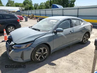 2024 Nissan Sentra SV with VIN 3N1AB8CV4RY363069, listed as a Copart auction lot 57541175 with 14,239 mi miles and Salvage title. Bid and sale history available at DreamBid. Image 1.
