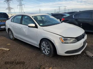 2012 Volkswagen Jetta Sedan SE w/Convenience & Sunroof with VIN 3VWDX7AJ8CM386016, listed as a Copart auction lot 46879595 with 154,968 mi miles and Clean Title. Bid and sale history available at carsss.com. Image 4.