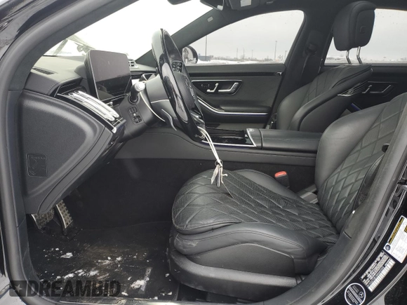 2021 Mercedes-Benz S 580 z VIN W1K6G7GB1MA042303, wystawiony jako Copart lot #45225205 z przebiegiem 25 028 mil mil oraz Czysty tytuł • Clean title. Historia ofert i sprzedaży dostępna na DreamBid. Obrazek 7.