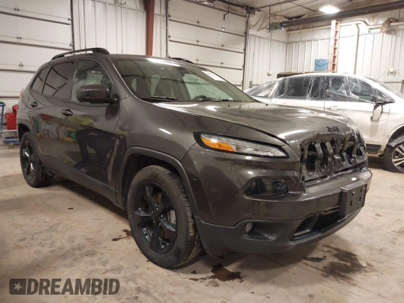 2018 Jeep Cherokee Limited with VIN 1C4PJMDX0JD617273, listed as a IAAI auction lot 41371684 with 91,821 mi miles. Bid and sale history available at carsss.com. Image 1.