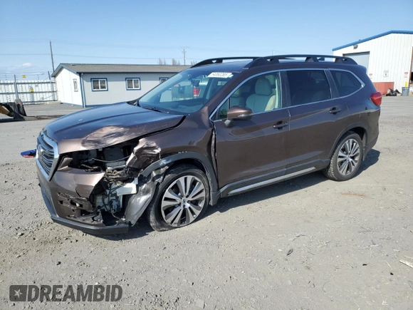 2019 Subaru Ascent Limited with VIN 4S4WMAPD4K3489612, listed as a Copart auction lot 54060285 with 59,500 mi miles and Salvage title. Bid and sale history available at DreamBid. Image 1.