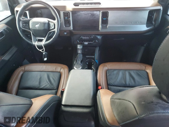 2023 Ford Bronco with VIN 1FMDE5DH3PLB10433, listed as a Copart auction lot 75192504 with 8,275 mi miles and Salvage Title. Bid and sale history available at DreamBid. Image 8.