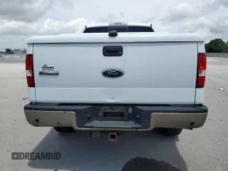 2005 Ford F-150 XLT with VIN 1FTPW14515KE37624, listed as a Copart auction lot 60975915 with 118,976 mi miles and Salvage title. Bid and sale history available at DreamBid. Image 6.