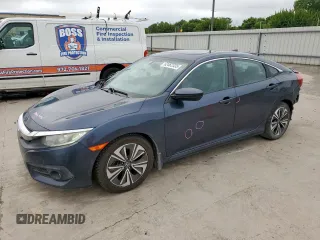 2016 Honda Civic EX-L with VIN 19XFC1F71GE035529, listed as a Copart auction lot 62462335 with 76,633 mi miles and Salvage title. Bid and sale history available at DreamBid. Image 1.