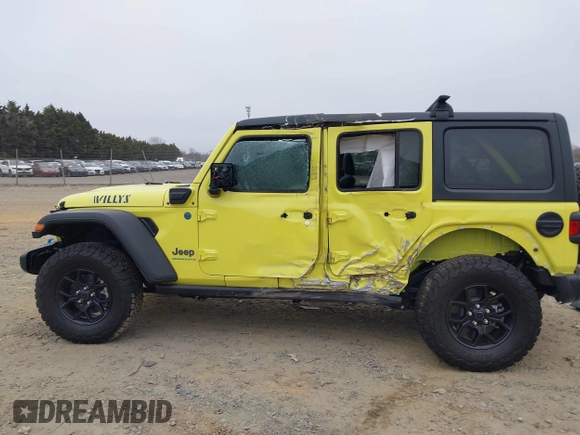 2024 Jeep Wrangler Sport S with VIN 1C4RJXN62RW121018, listed as a IAAI auction lot 41772775 with 1,146 mi miles and . Bid and sale history available at DreamBid. Image 15.