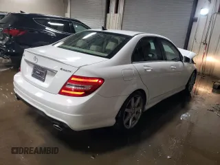 2014 Mercedes-Benz C 300 Sport with VIN WDDGF8AB1EA946000, listed as a Copart auction lot 48055805 with 81,071 mi miles and Salvage Title. Bid and sale history available at DreamBid. Image 3.