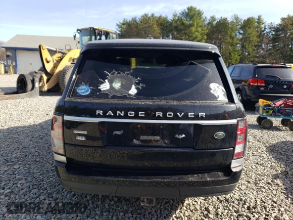 2015 Land Rover Range Rover Supercharged with VIN SALGS3TF7FA210360, listed as a Copart auction lot 53904695 with 95,460 mi miles and Clean title. Bid and sale history available at DreamBid. Image 6.