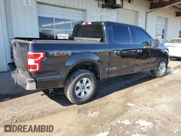 2018 Ford F-150 XL with VIN 1FTEW1E53JKE60547, listed as a Copart auction lot 48201675 with 185,399 mi miles and Clean Title. Bid and sale history available at DreamBid. Image 3.