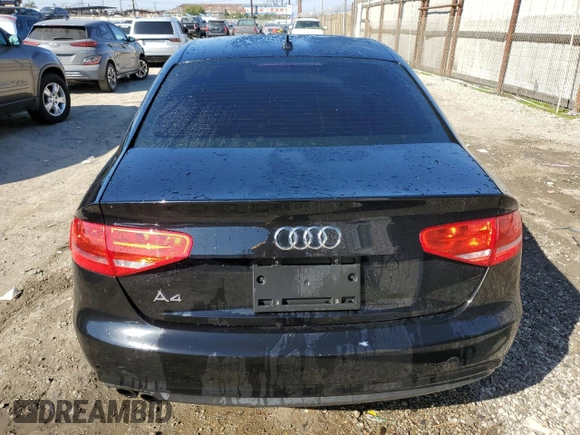 2014 Audi A4 Premium with VIN WAUAFAFL4EN027395, listed as a Copart auction lot 46329005 with 113,915 mi miles and Salvage Title. Bid and sale history available at carsss.com. Image 6.
