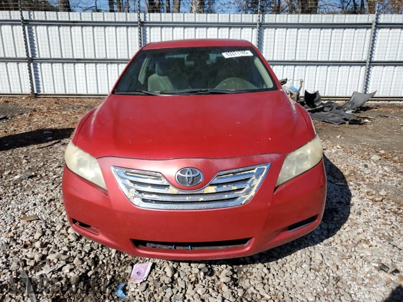 2007 Toyota Camry CE with VIN 4T1BE46K67U130082, listed as a Copart auction lot 43371785 with 0 mi miles and Salvage Title. Bid and sale history available at carsss.com. Image 5.