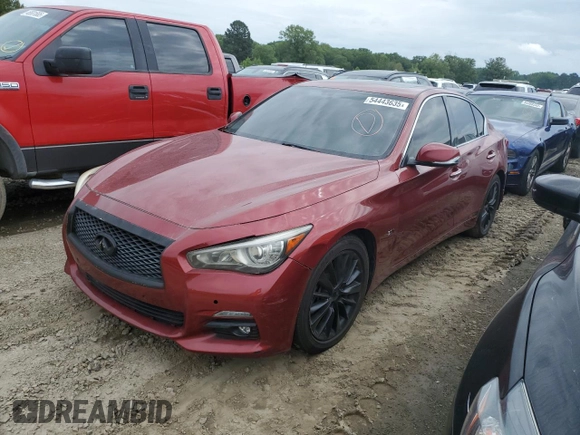 2016 Infiniti Q50 Premium с VIN JN1EV7AP6GM301115, выставлен на аукционе Copart как лот 54443635 с пробегом 90 135 миль миль и Списание • Salvage title. История ставок и продаж доступна на DreamBid. Изображение 1.