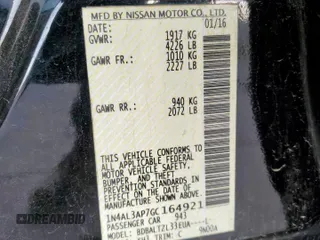 2016 Nissan Altima SR z VIN 1N4AL3AP7GC164921, wystawiony jako Copart lot #59559825 z przebiegiem 123 876 mil mil oraz Czysty tytuł • Clean title. Historia ofert i sprzedaży dostępna na DreamBid. Obrazek 12.