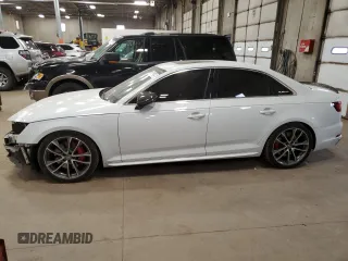 2018 Audi S4 Premium Plus with VIN WAUB4AF45JA133410, listed as a Copart auction lot 44200074 with 74,421 mi miles. Bid and sale history available at carsss.com. Image 1.