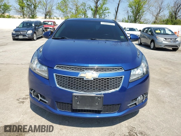 2012 Chevrolet Cruze 2LT with VIN 1G1PG5SC4C7144024, listed as a Copart auction lot 53808875 with 162,114 mi miles and Salvage Title. Bid and sale history available at DreamBid. Image 5.