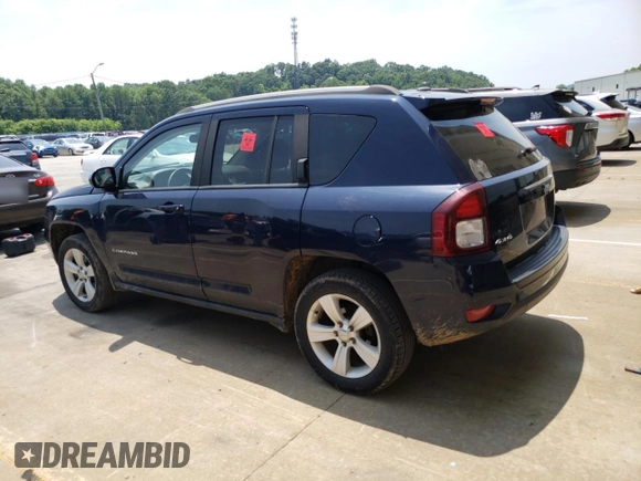 2016 Jeep Compass Latitude with VIN 1C4NJDEB4GD758009, listed as a Copart auction lot 60704745 with 143,393 mi miles and Salvage title. Bid and sale history available at DreamBid. Image 2.